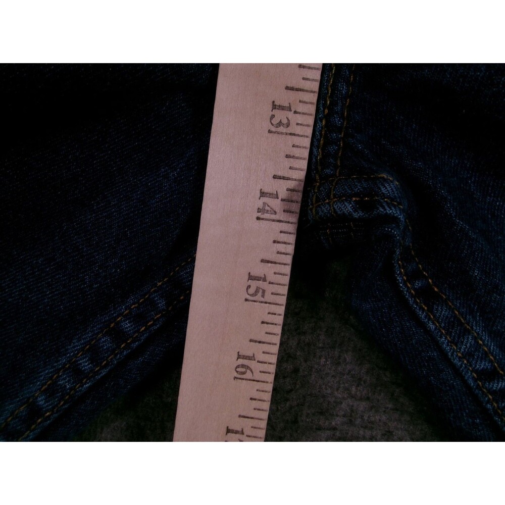 Levis 569 Shorts Men 38 Relaxed Loose Wide Straight Leg Baggy Blue Denim - Picture 3 of 11